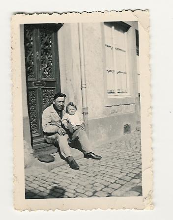 1938 ca. Nic. Wildinger with daughter Josette