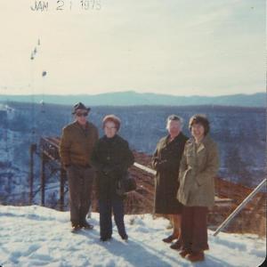 1975-01-21 Granddaddy, Grandma, Mom, Bomi